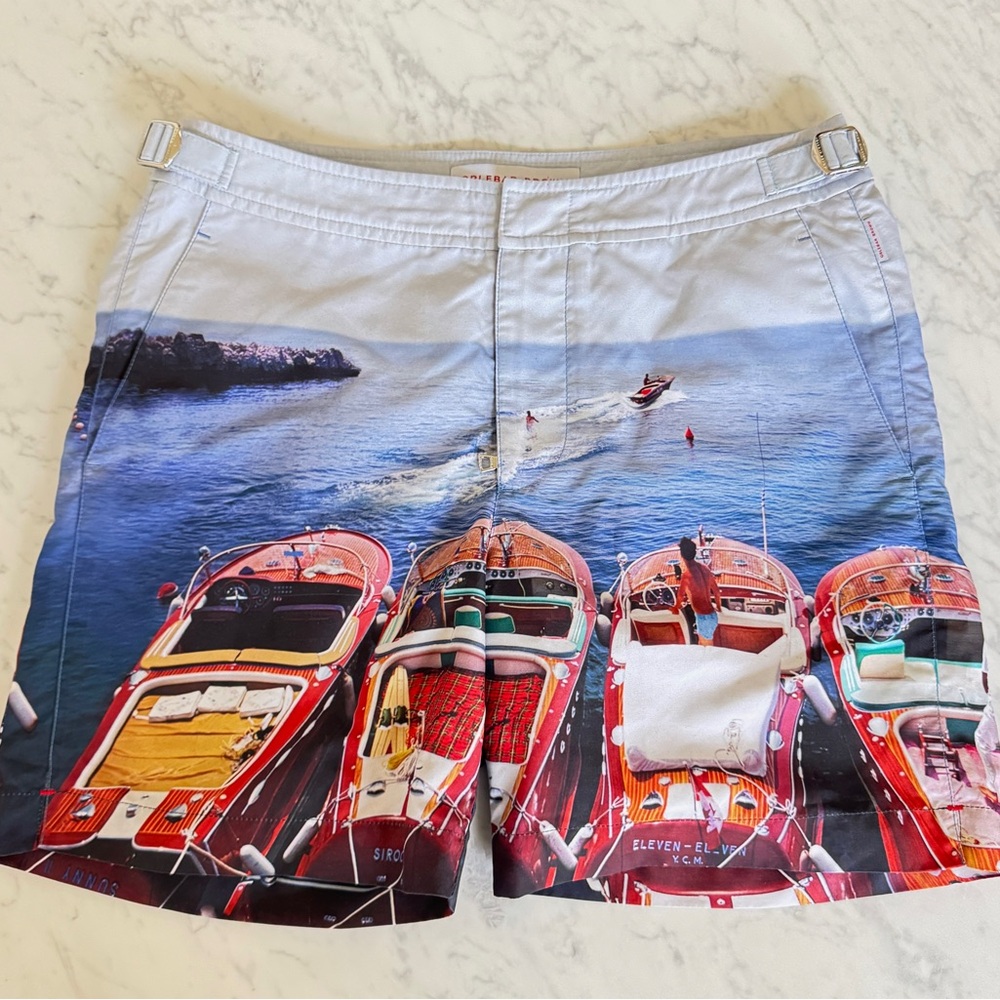 Orlebar Brown Men's Bulldog Classic Style Swim Shorts 28 Waist